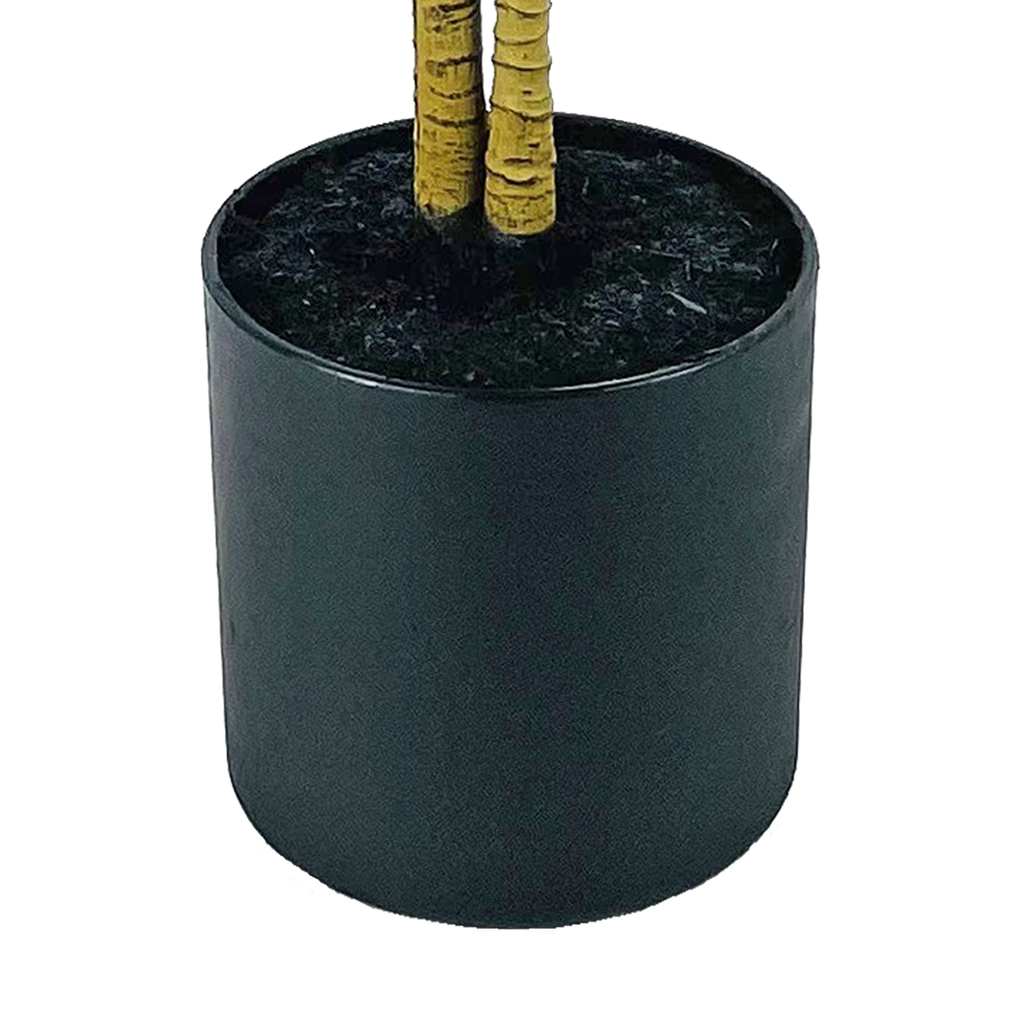 Mainstays Artificial Plant, Dracaena Artificial Plant, 3.3ft, Black Plastic Pot
